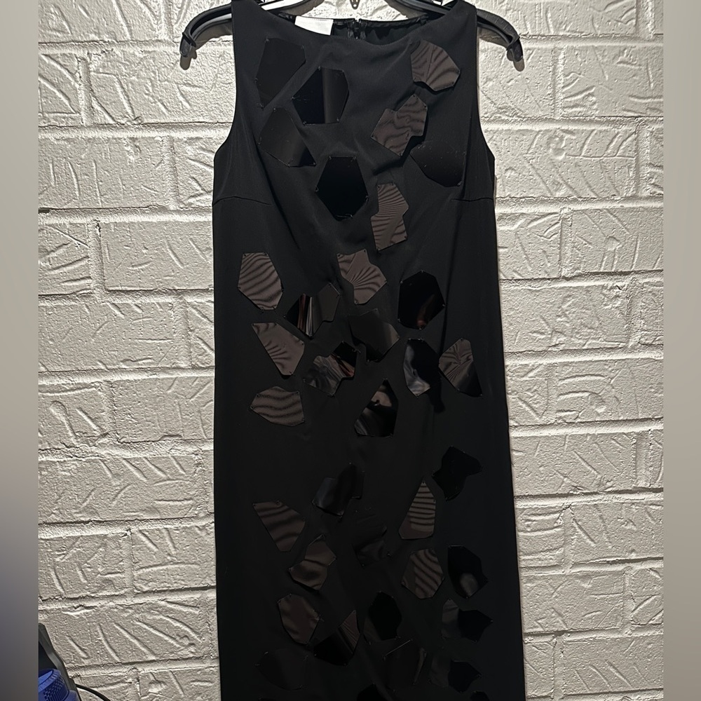 Akris punto Jersey Laser-Cut Tunic Midi-Dress Size 4 - Picture 2 of 9